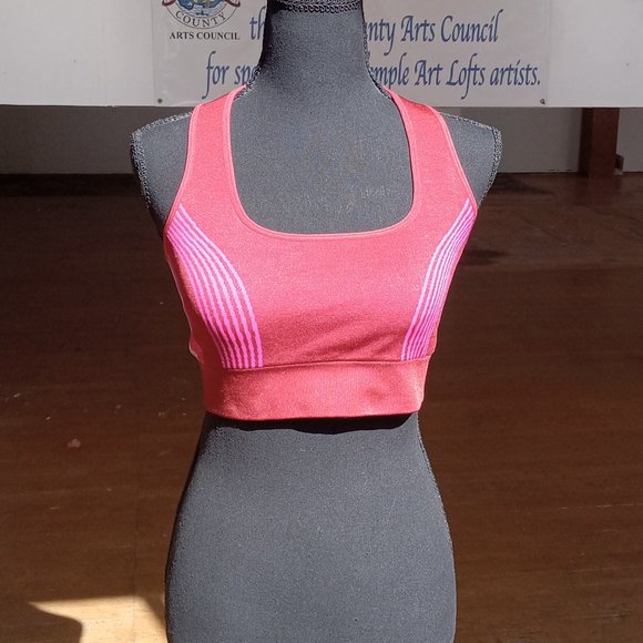 Two-piece rust pink and beige at athletic set - Picture 10 of 10